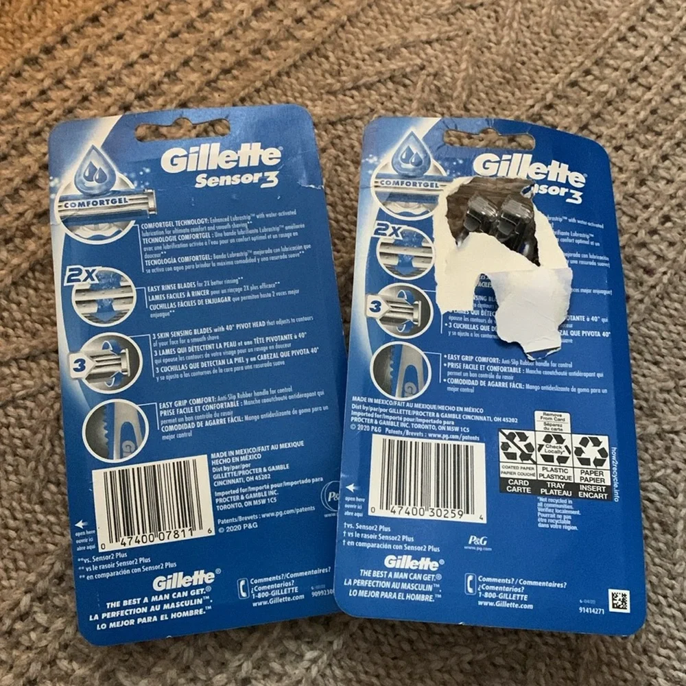 Gillette Sensor 3 Razors - Picture 2 of 2